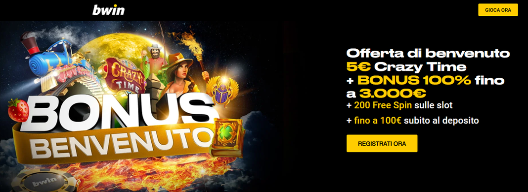 Bwin Bonus di Benvenuto fino a 3.000€