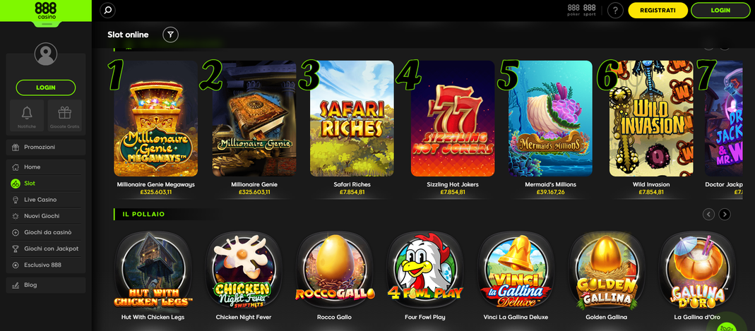 Slot online 888 Casino